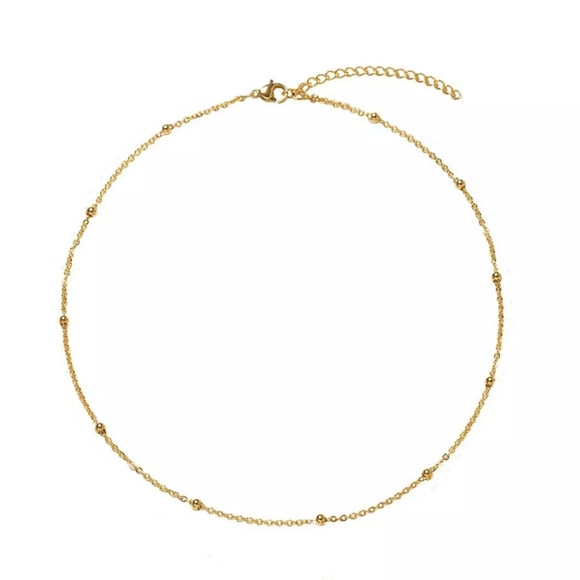 Pretty Bead & Chain Necklace - Picture 4 of 5